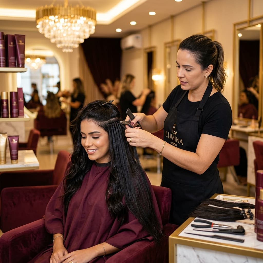 Colocação de Cabelo